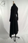 Marc le bihan double fabric dress 2185 black